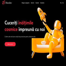 Скриншот главной страницы сайта alsodev.md