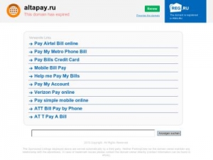 Скриншот главной страницы сайта altapay.ru