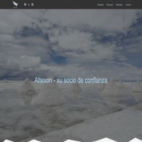 Скриншот главной страницы сайта altexon.com