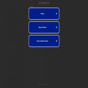 Скриншот главной страницы сайта altstake.io