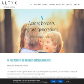 Скриншот главной страницы сайта altyxfp.com