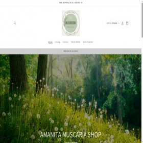 Скриншот главной страницы сайта amanitamuscaria-uk.com