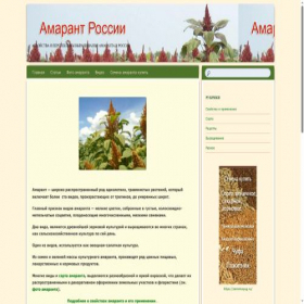 Скриншот главной страницы сайта amarantum.ru