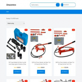 Скриншот главной страницы сайта amazerecs.com