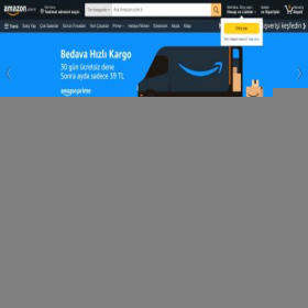 Скриншот главной страницы сайта amazon.com.tr