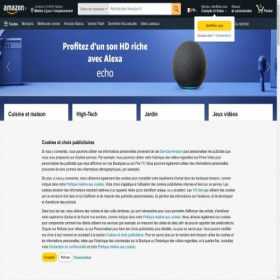 Скриншот главной страницы сайта amazone.com