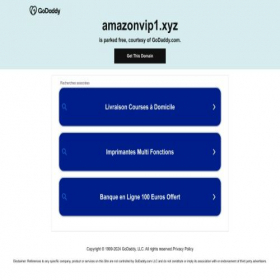 Скриншот главной страницы сайта amazonvip1.xyz