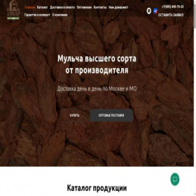 Скриншот главной страницы сайта ambareco.ru