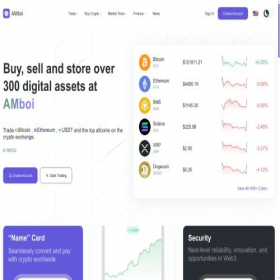 Скриншот главной страницы сайта amboi.net