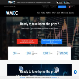Скриншот главной страницы сайта amccfct.com