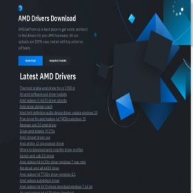 Скриншот главной страницы сайта amd.getparts.us