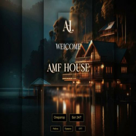 Скриншот главной страницы сайта amfhouse.cc