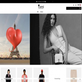 Скриншот главной страницы сайта amiparisoutlets.com
