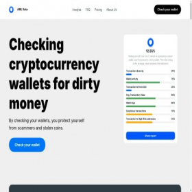 Скриншот главной страницы сайта amlrates.com