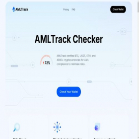 Скриншот главной страницы сайта amltracking.com