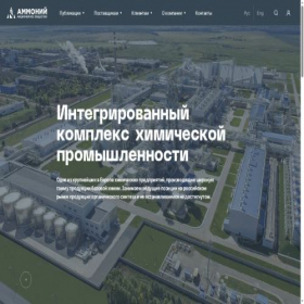Скриншот главной страницы сайта ammoni.ru