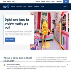 Скриншот главной страницы сайта amp.com.au