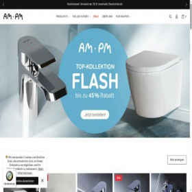 Скриншот главной страницы сайта ampm-store.de