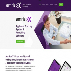 Скриншот главной страницы сайта amris.com