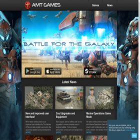 Скриншот главной страницы сайта amt-games.com