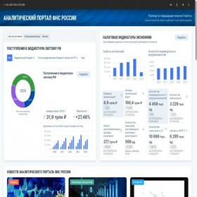 Скриншот главной страницы сайта analytic.nalog.gov.ru