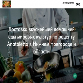 Скриншот главной страницы сайта anatoletto.ru