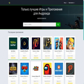 Скриншот главной страницы сайта android-man.ru