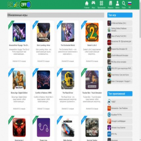 Скриншот главной страницы сайта androids-team.com