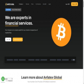 Скриншот главной страницы сайта anfatexglobal.net