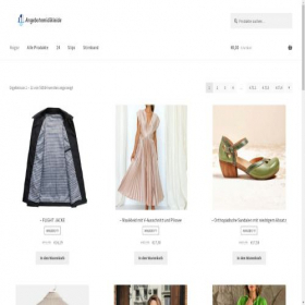 Скриншот главной страницы сайта angebotemidikleider.com