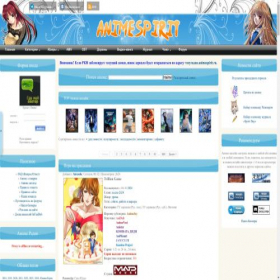 Скриншот главной страницы сайта anime.animespirit.ru