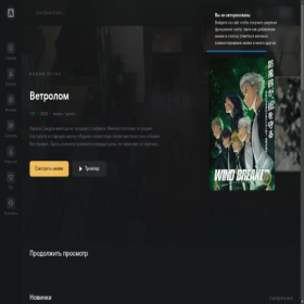 Скриншот главной страницы сайта animego.onl