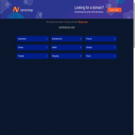 Скриншот главной страницы сайта animetron.net