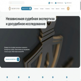 Скриншот главной страницы сайта anoexpert.group
