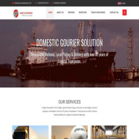 Скриншот главной страницы сайта anscoexpressd.com