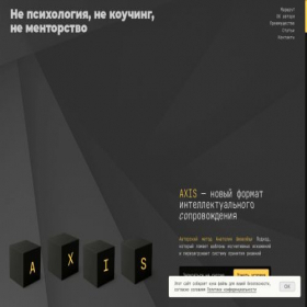 Скриншот главной страницы сайта anshevelev.ru