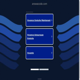 Скриншот главной страницы сайта answacode.com