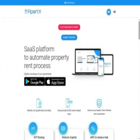 Скриншот главной страницы сайта apartx.co