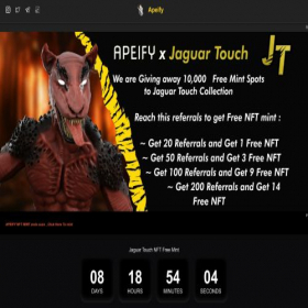 Скриншот главной страницы сайта apeify.io