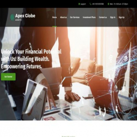 Скриншот главной страницы сайта apexglobeassets.com