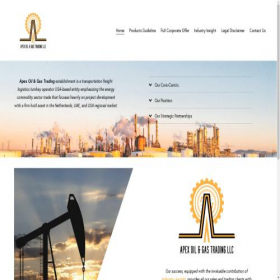 Скриншот главной страницы сайта apexoilgastrading.org
