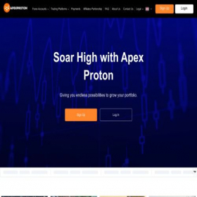 Скриншот главной страницы сайта apexproton.com