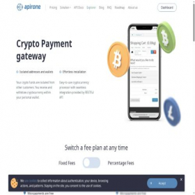 Скриншот главной страницы сайта apirone.com