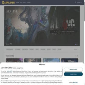 Скриншот главной страницы сайта apk.ldplayer.net