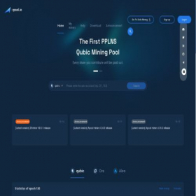 Скриншот главной страницы сайта apool.io