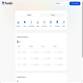 Скриншот главной страницы сайта app-polkadot.parallel.fi