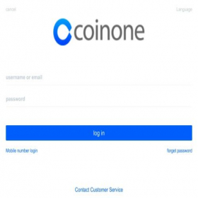 Скриншот главной страницы сайта app.ccoinone.com