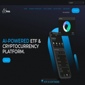 Скриншот главной страницы сайта app.etfpool.ai