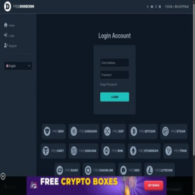 Скриншот главной страницы сайта app.free-doge.com