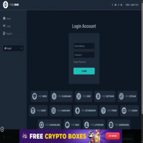 Скриншот главной страницы сайта app.freebinancecoin.com
